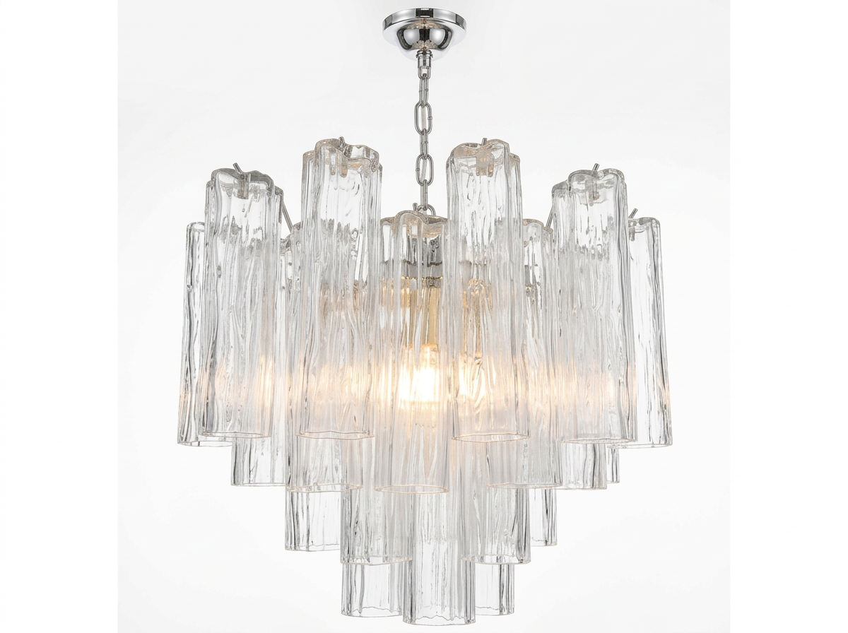 Aliyah loftlampe med transparent glas