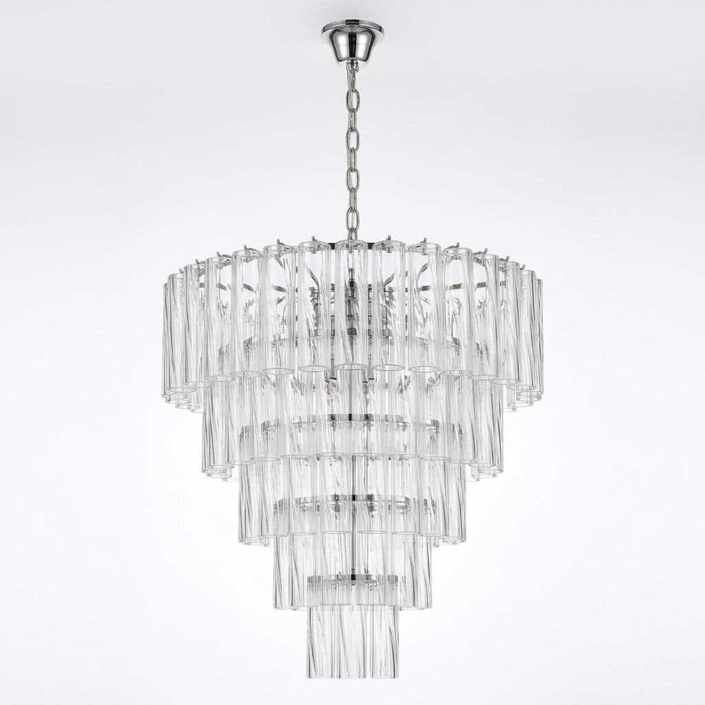 Kaya loftlampe med transparent glas