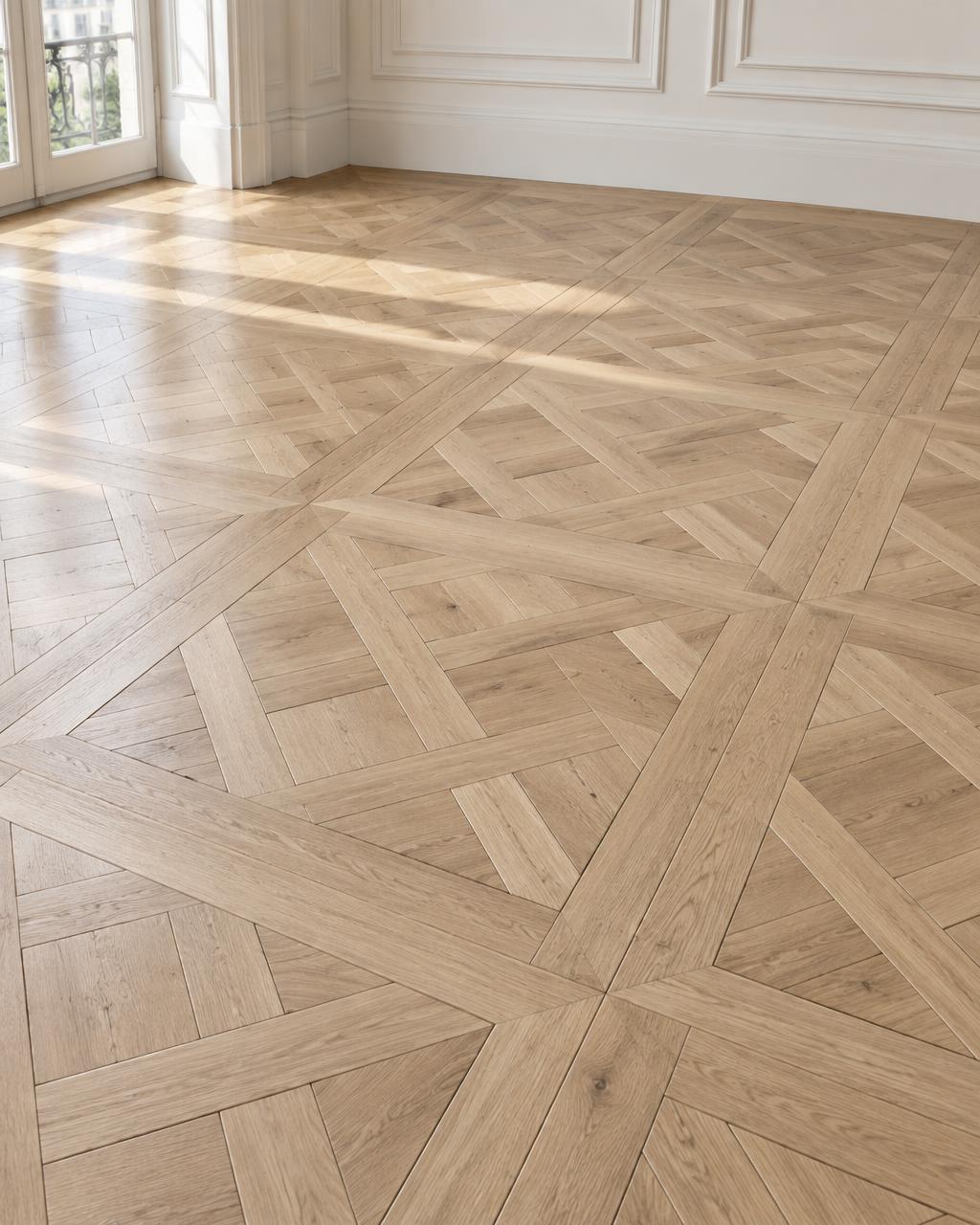 Illustration af klassisk Versailles-parket