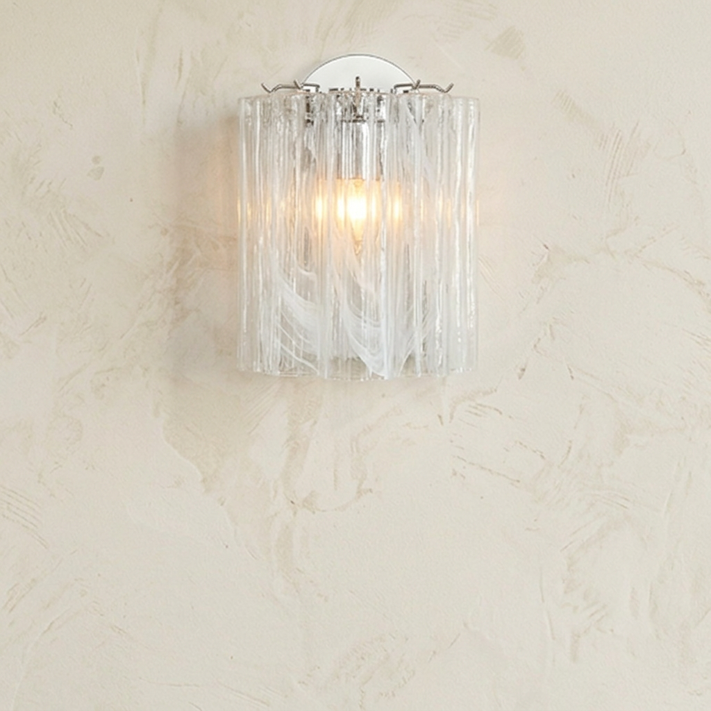 Kaya væglampe med transparent glas